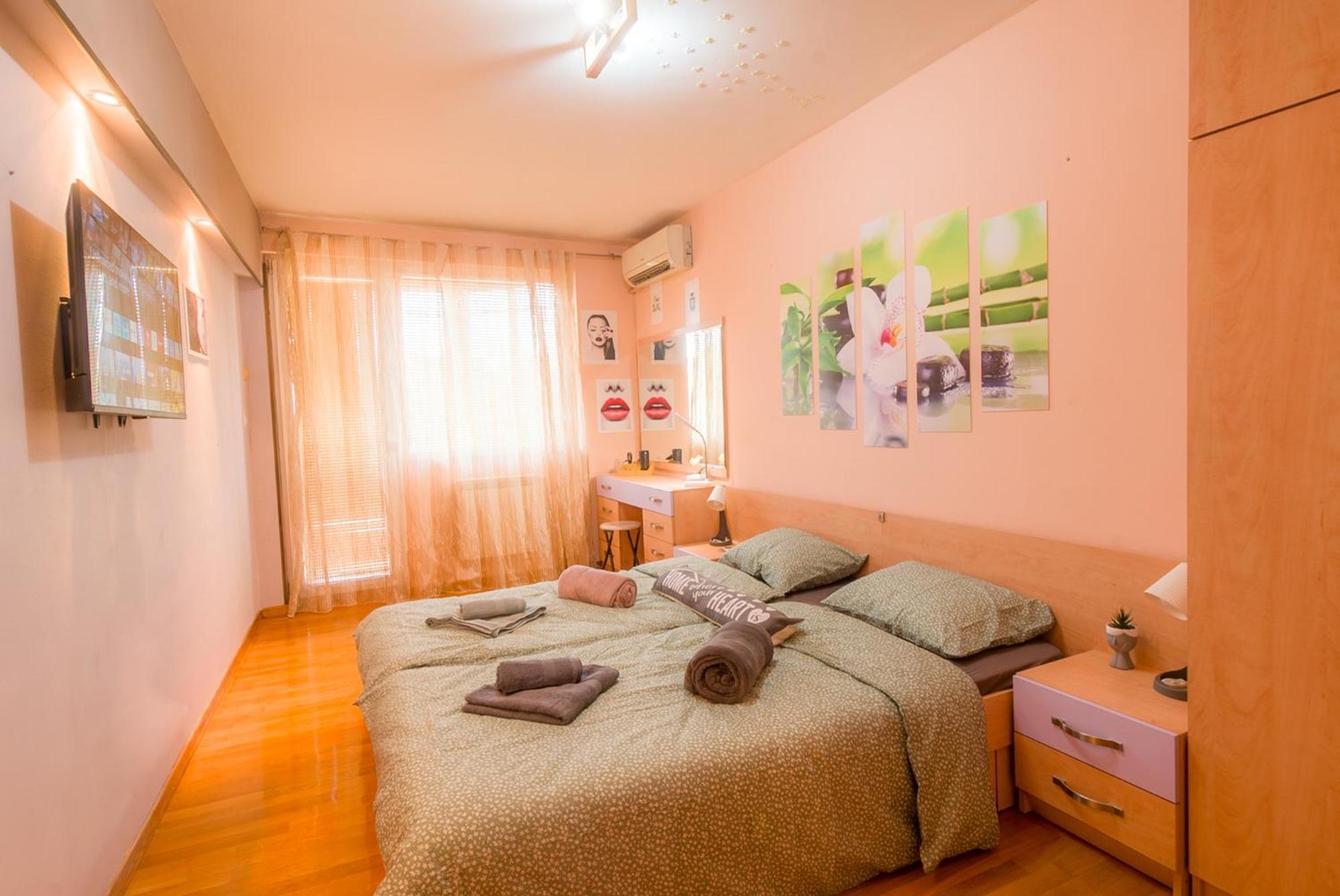 Top Center Spacious Apartment With Ac And Free Underground Parking Sófia Exterior foto