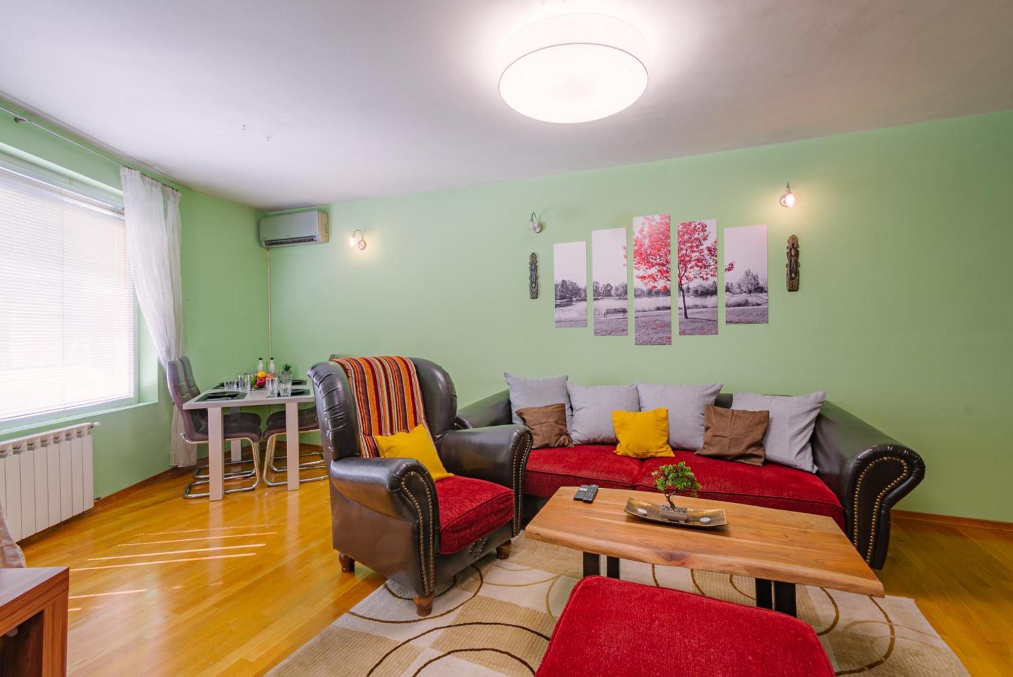 Top Center Spacious Apartment With Ac And Free Underground Parking Sófia Exterior foto
