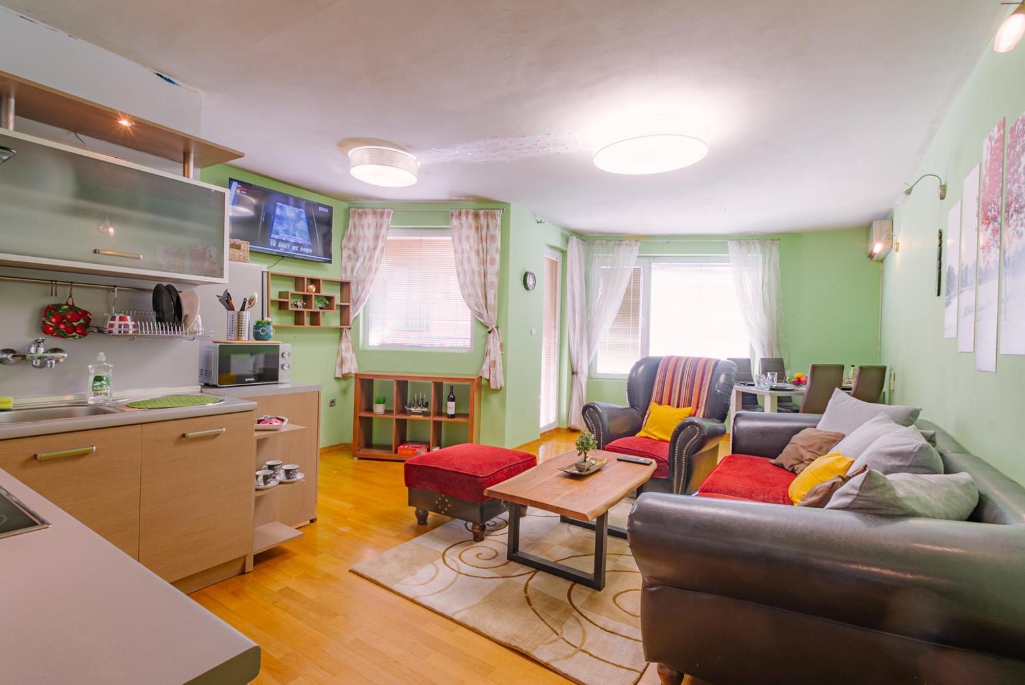 Top Center Spacious Apartment With Ac And Free Underground Parking Sófia Exterior foto